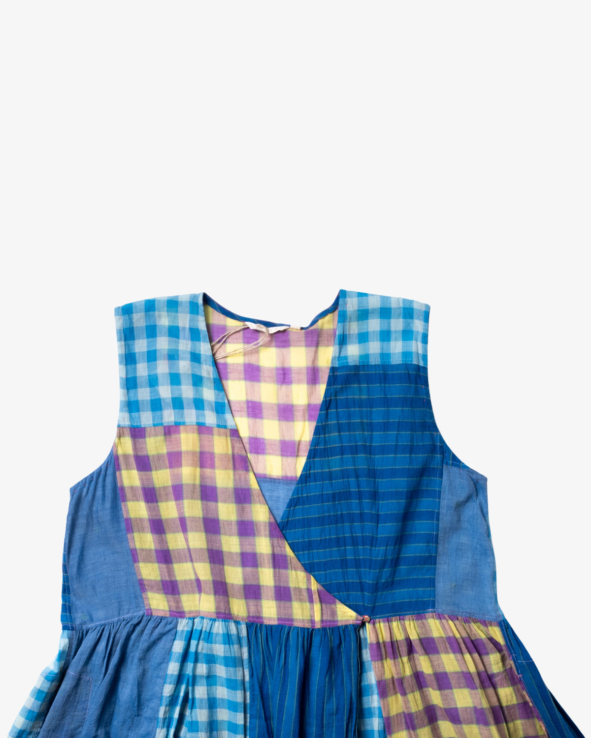 Gingham Patchwork Dress by Injiri