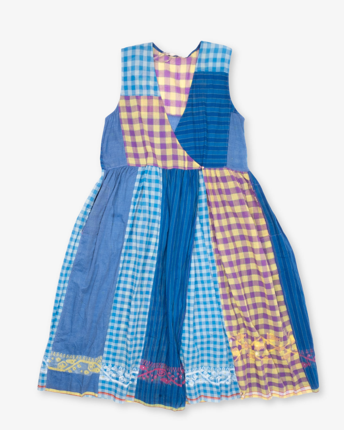 Gingham Patchwork Dress by Injiri