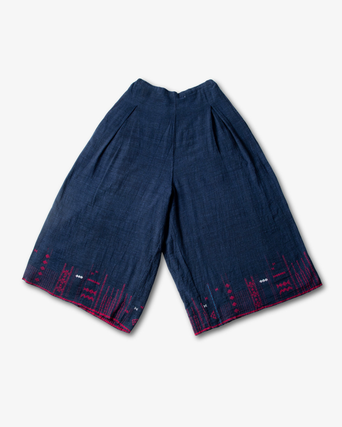 Navy Cotton Trousers by Injiri