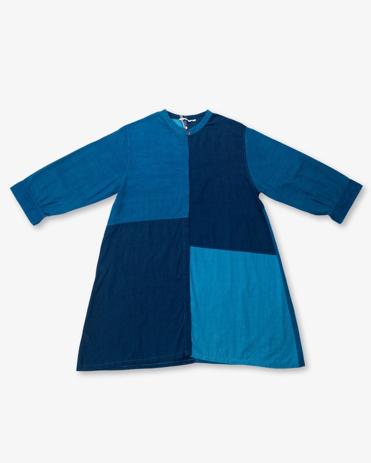 Blue Patchwork Top by Injiri