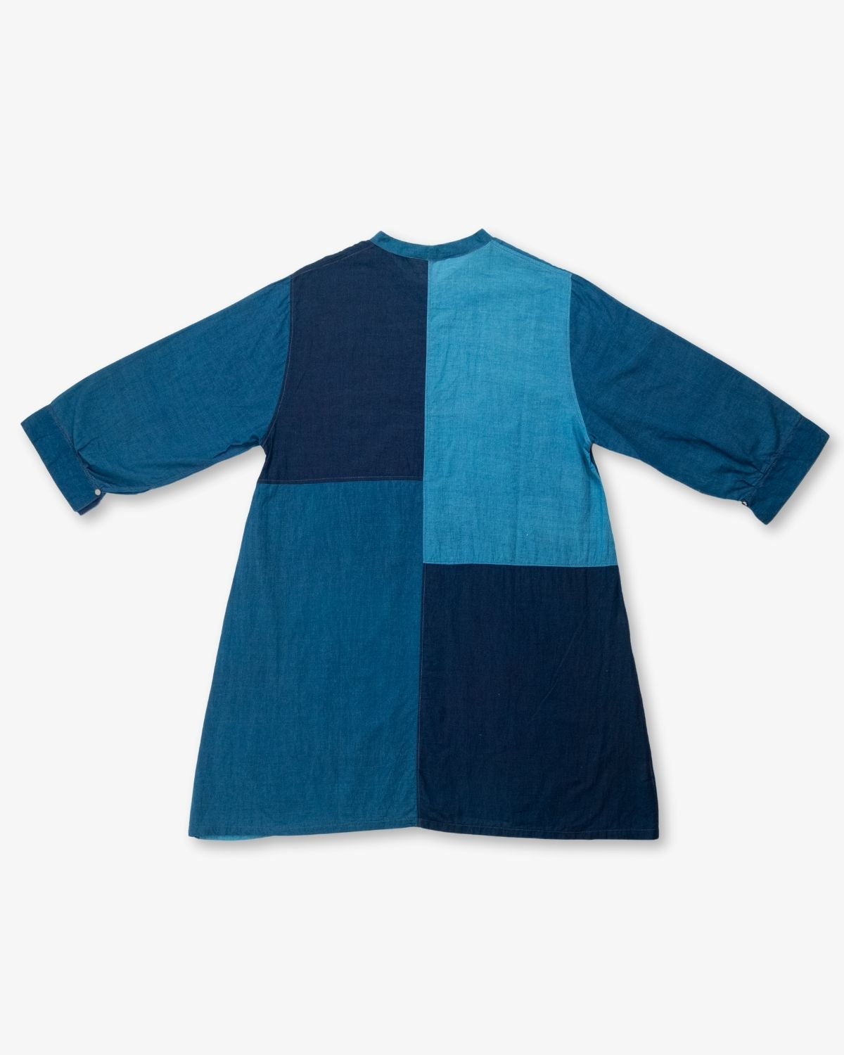 Blue Patchwork Top by Injiri