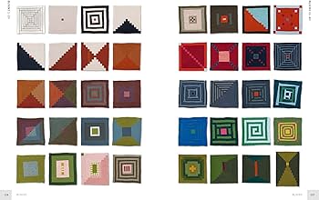 Log Cabin Quilt Blocks, 100 coulour and pattern variations