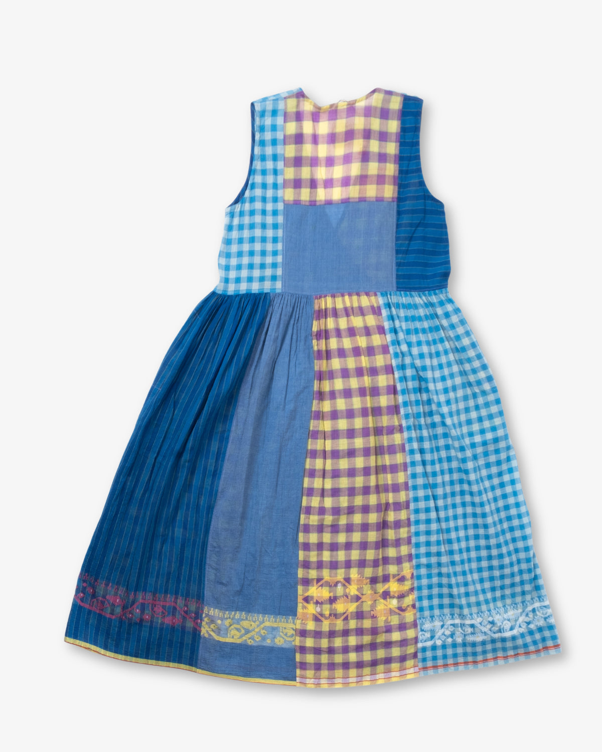 Gingham Patchwork Dress by Injiri