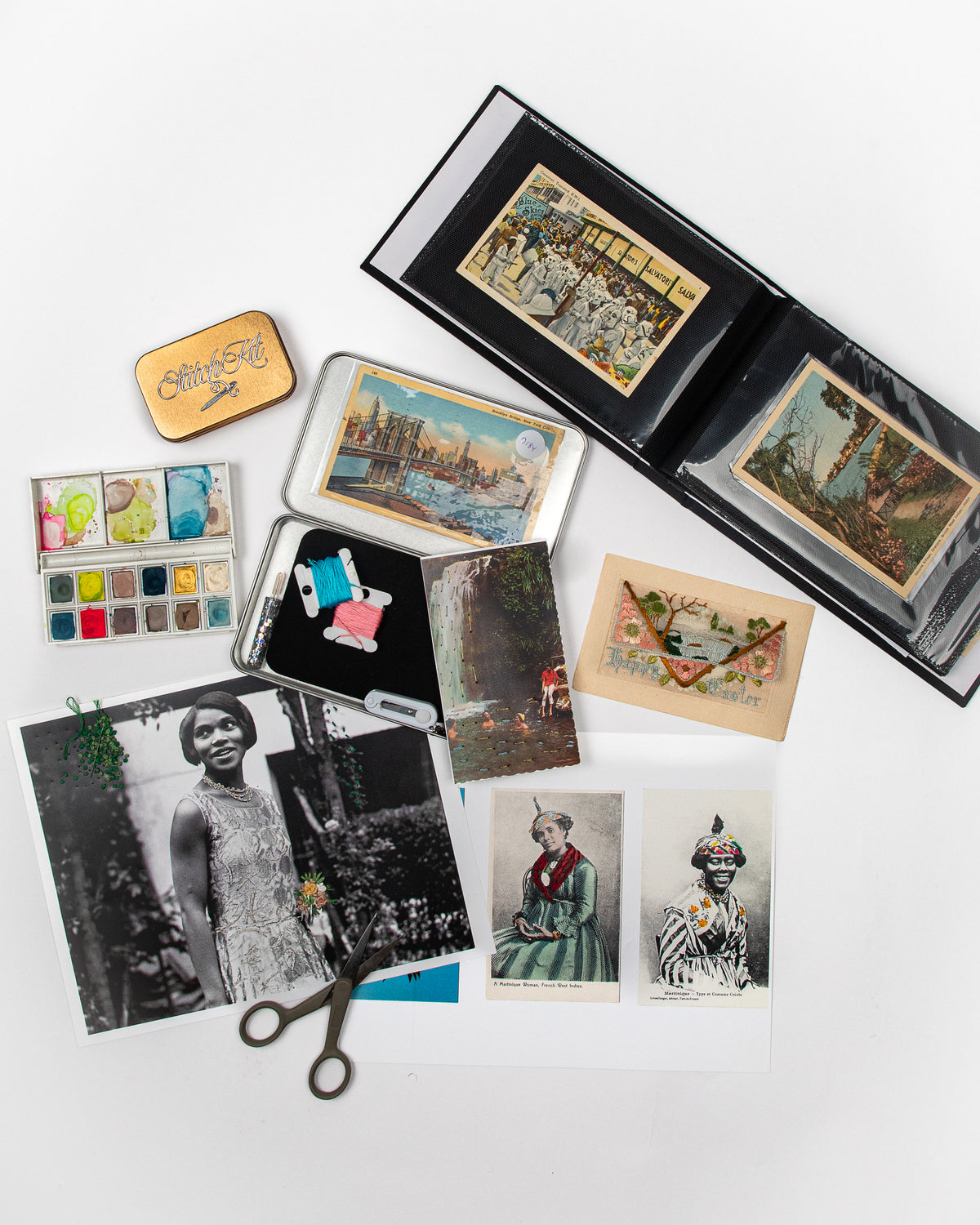 Narrative Stitching: Embroidery on Paper