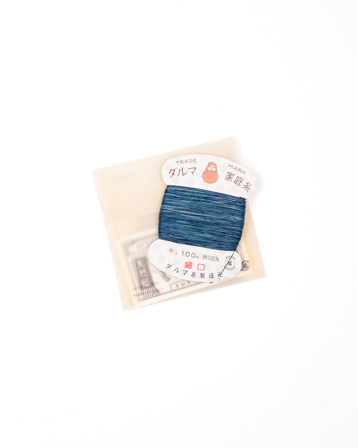 Indigo Dyed Hand Sewing Thread by Daruma x BUAISOU