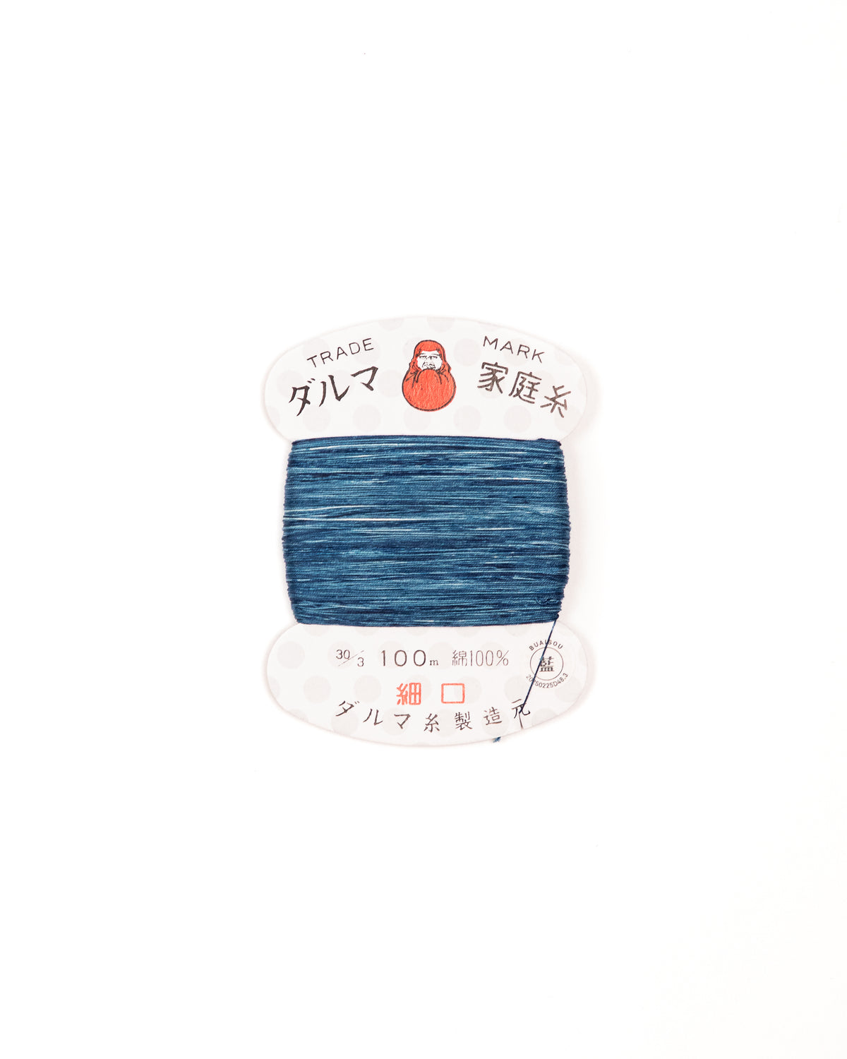 Indigo Dyed Hand Sewing Thread by Daruma x BUAISOU