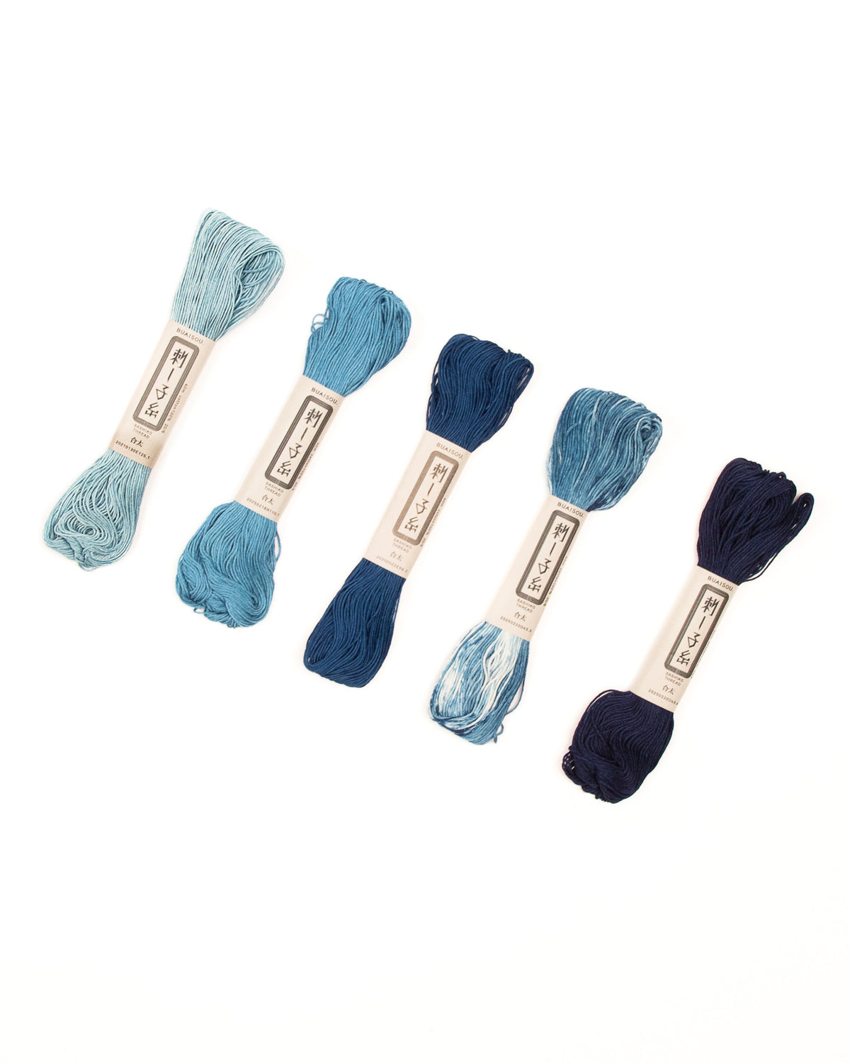 Indigo Dyed Thick Sashiko Thread by BUAISOU