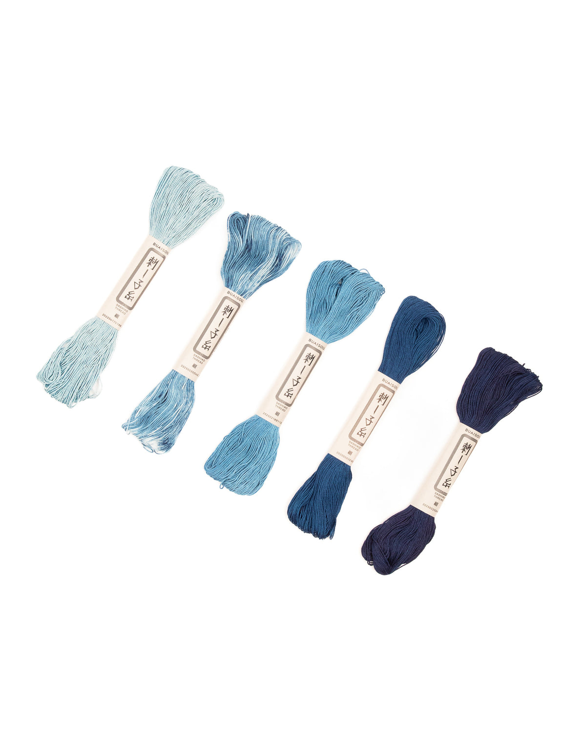 Indigo Dyed Thin Sashiko Thread by BUAISOU