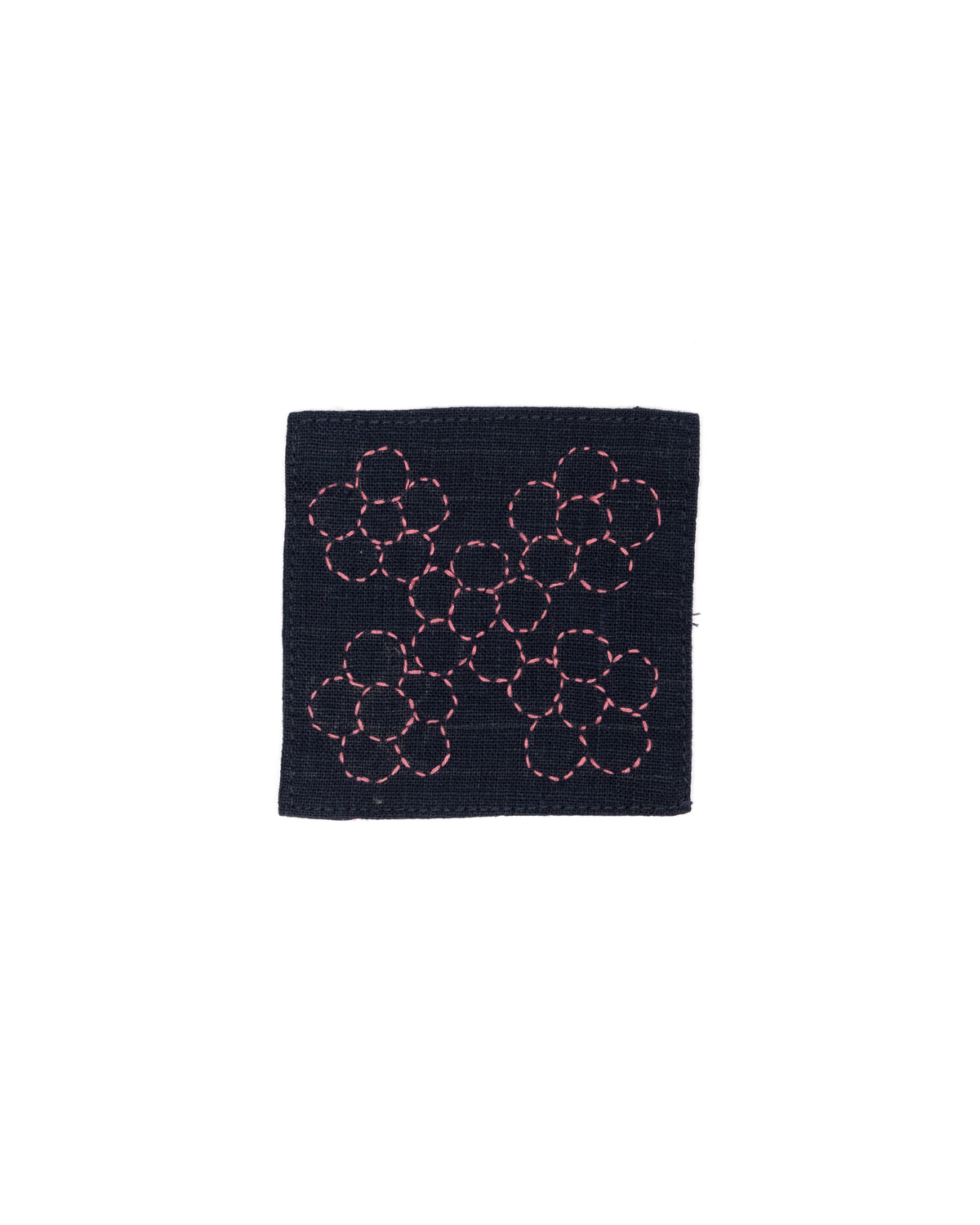 Sashiko Stitched Fog Linen Coasters