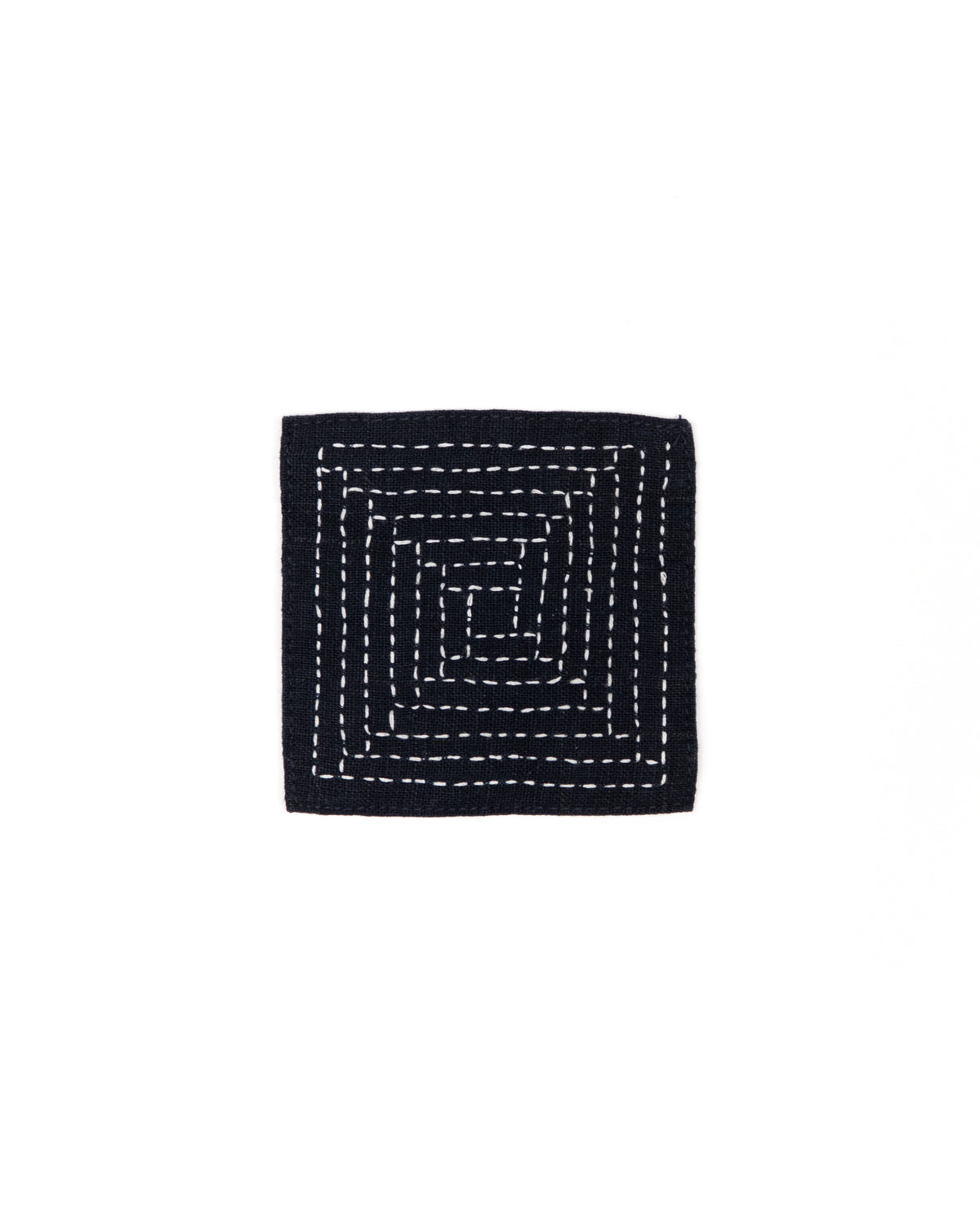 Sashiko Stitched Fog Linen Coasters