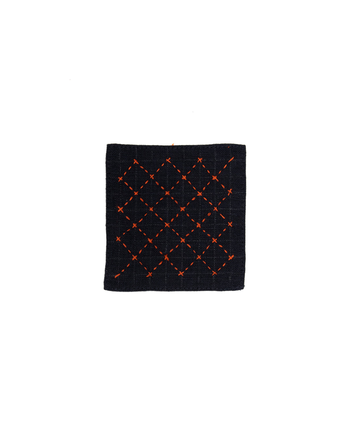 Sashiko Stitched Fog Linen Coasters