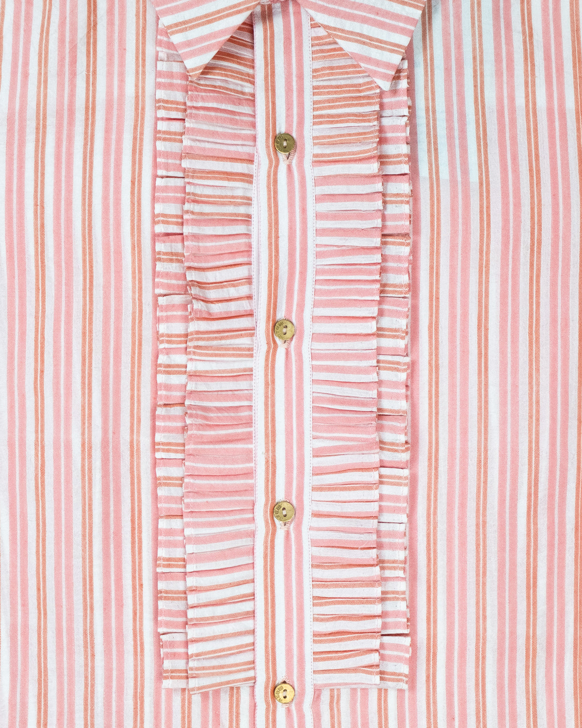 Handwoven Pink Silk Harper Top by Maku