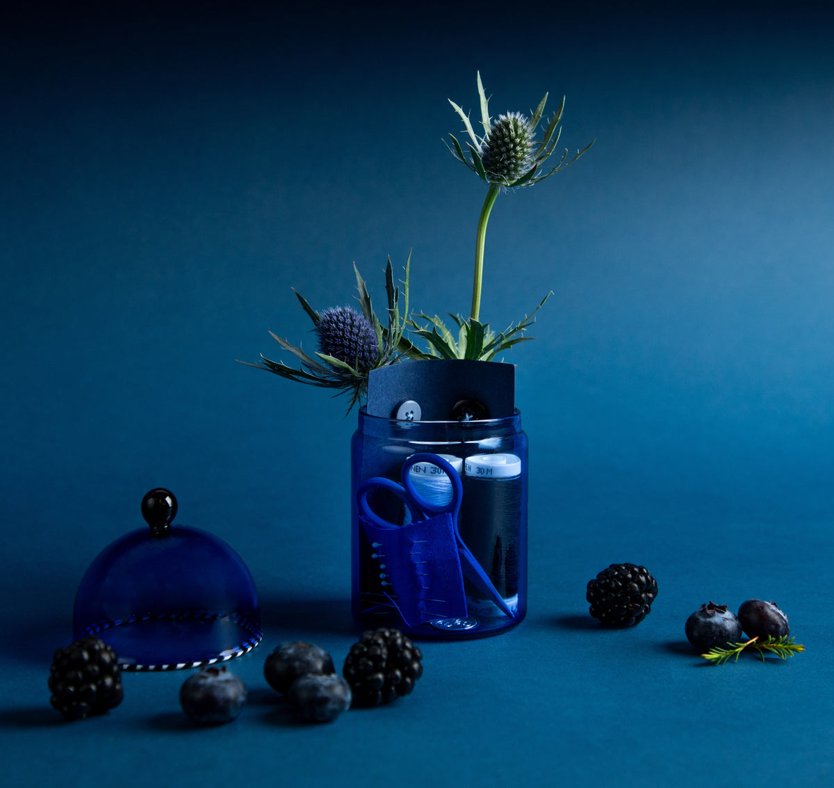 Blue Jewel Sewing Kit