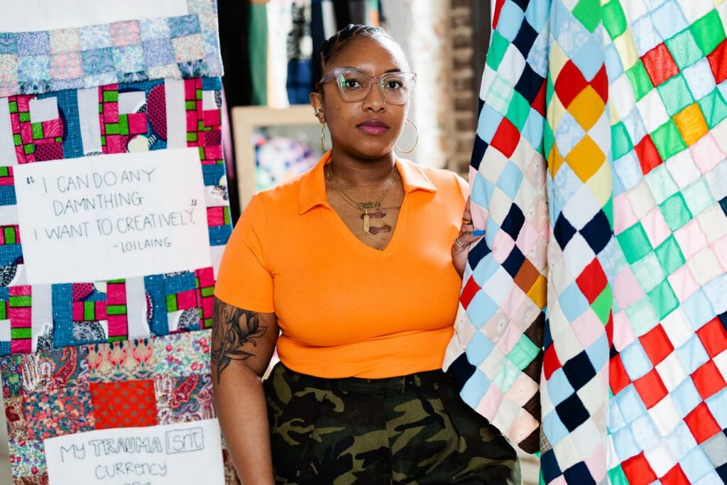 Artist Talk: Carolyn Mazloomi in dialogue with Sharbreon Plummer