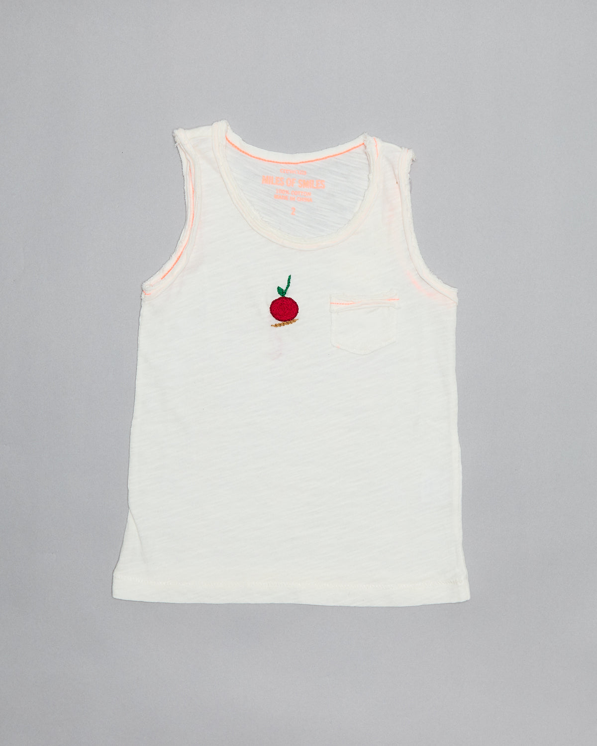 Embroidered J.Crew Tank Top