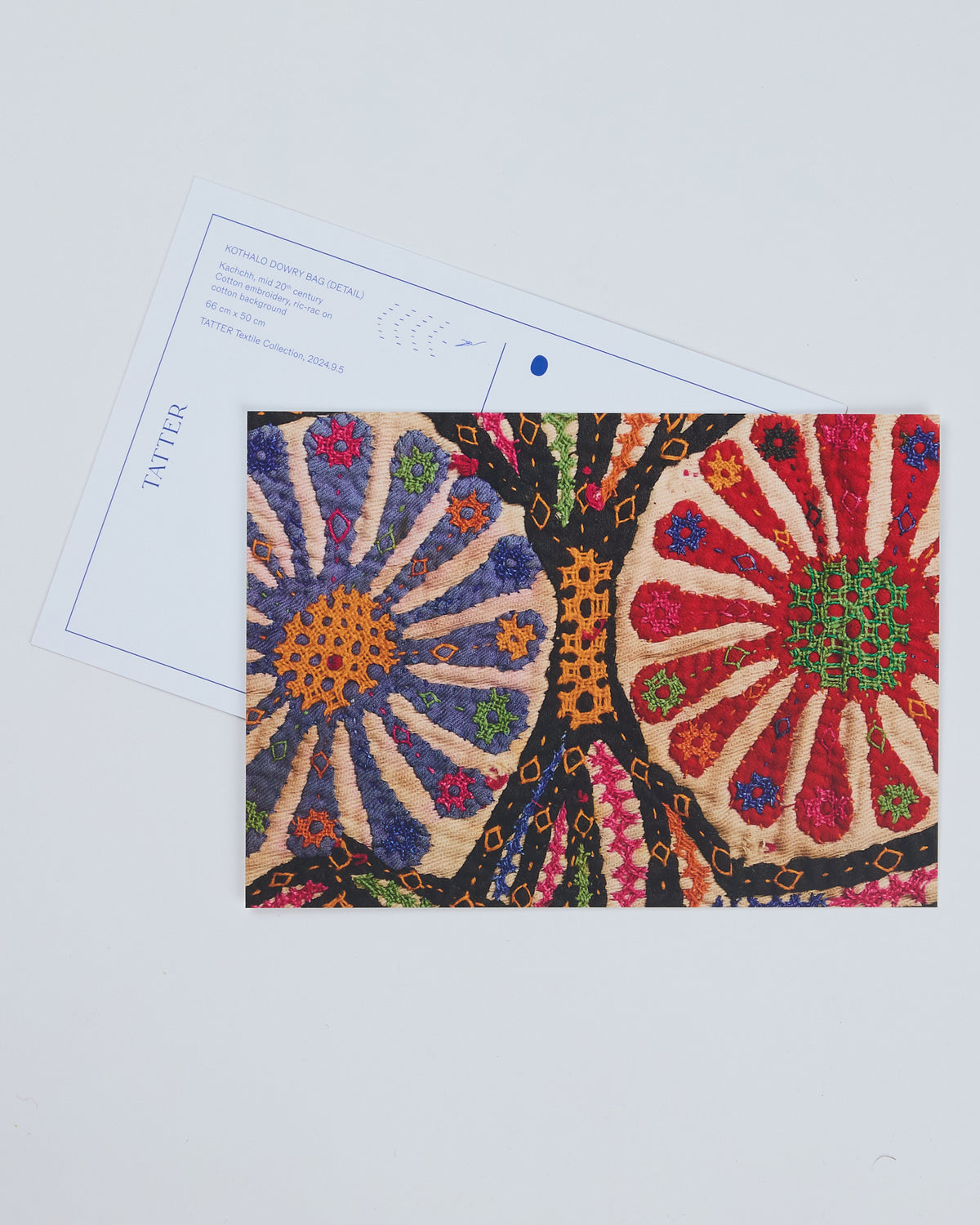 Exhibition Postcards for Shisha, Kantha, and Kachchh: South Asian Domestic Embroidery in the TATTER Collection