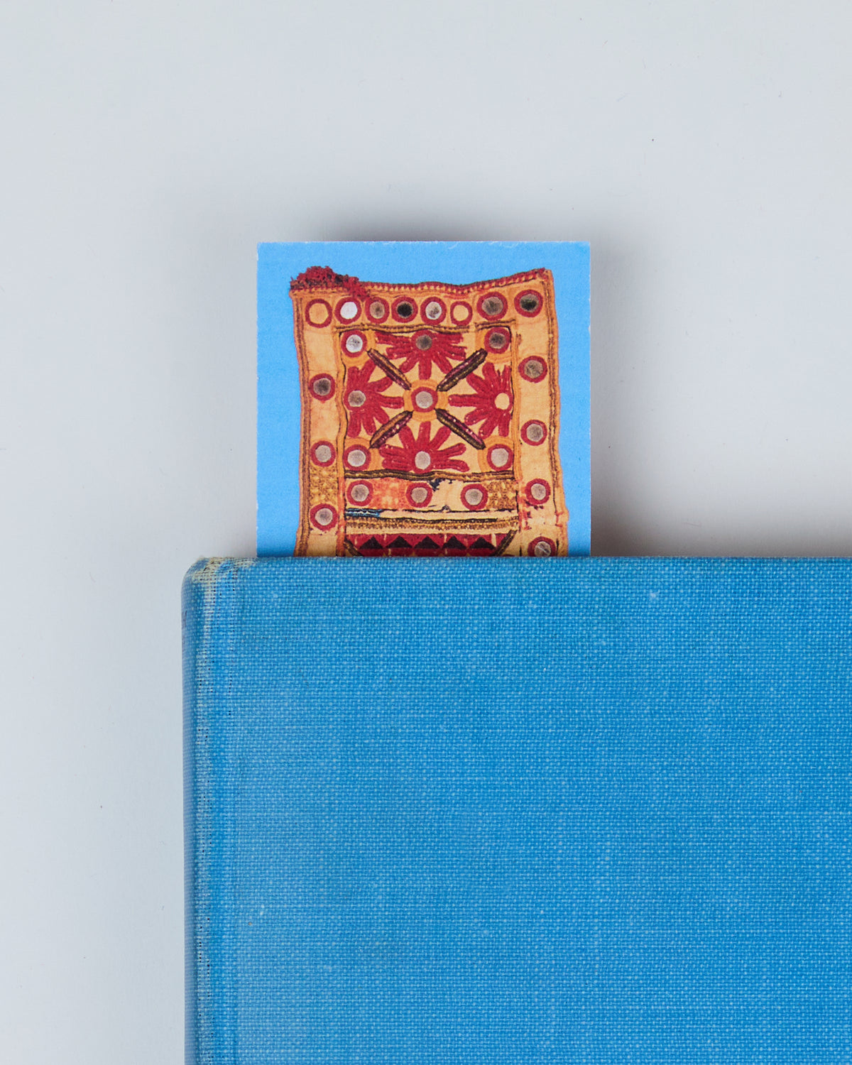 Exhibition Bookmarks for Shisha, Kantha, and Kachchh: South Asian Domestic Embroidery in the TATTER Collection