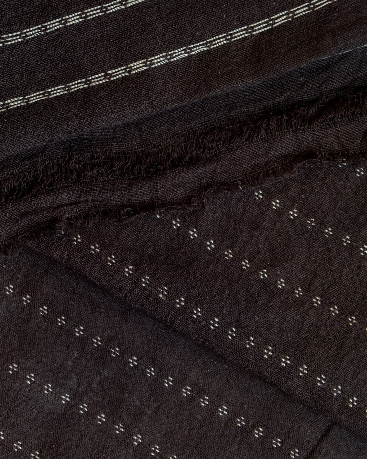 Riddle Extra Weft Handloom Organic Cotton