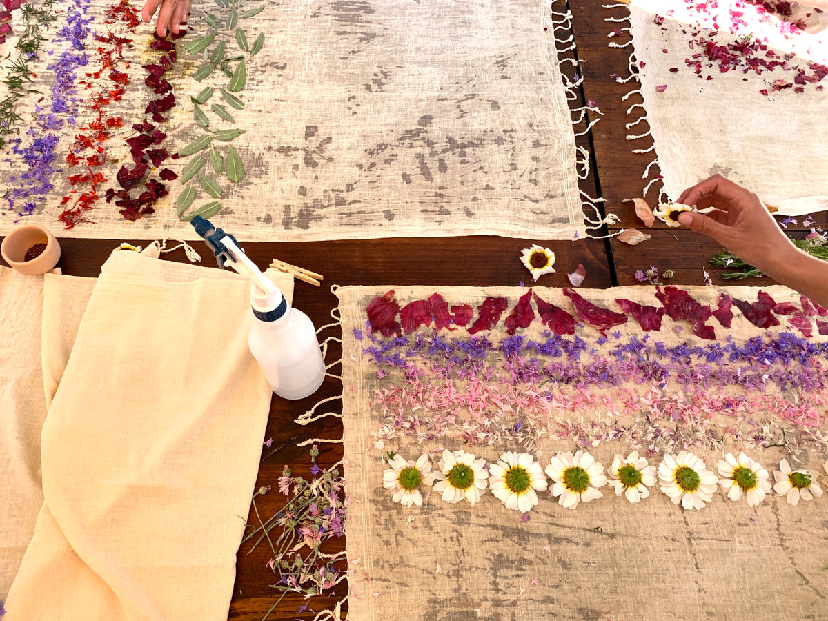 Embroidery & Botanical Printing