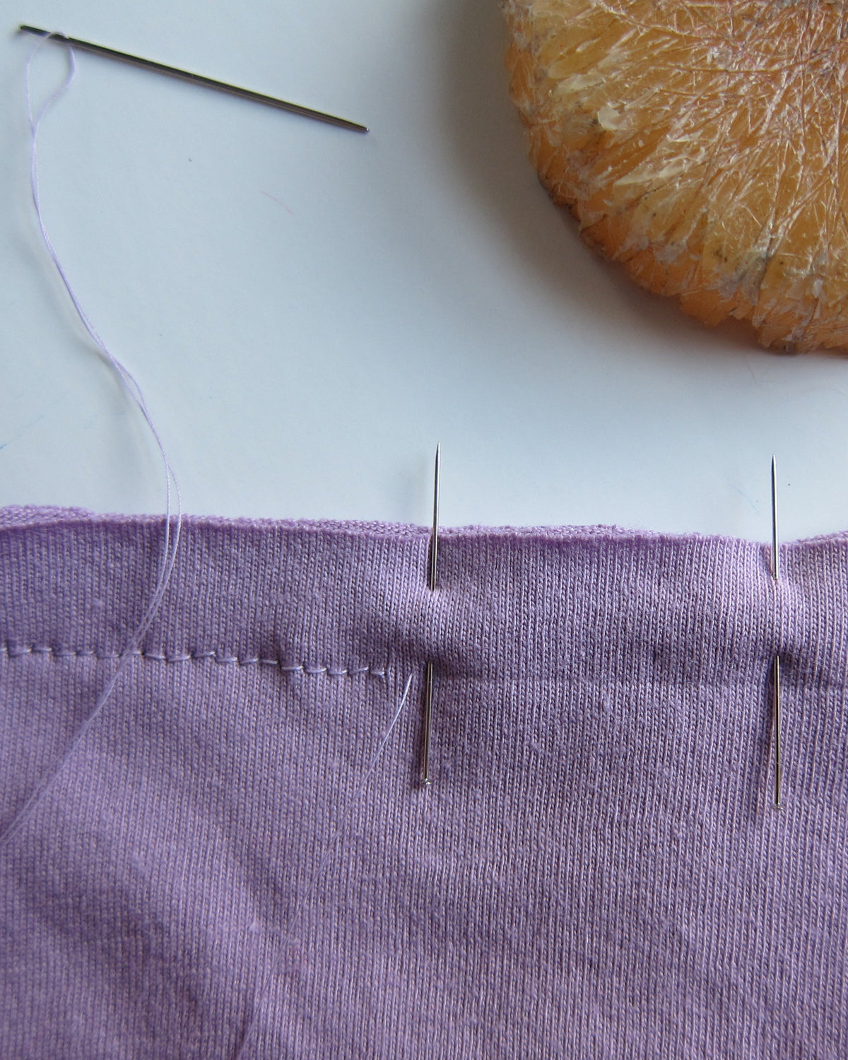 Hand Sewing with Knit Fabrics