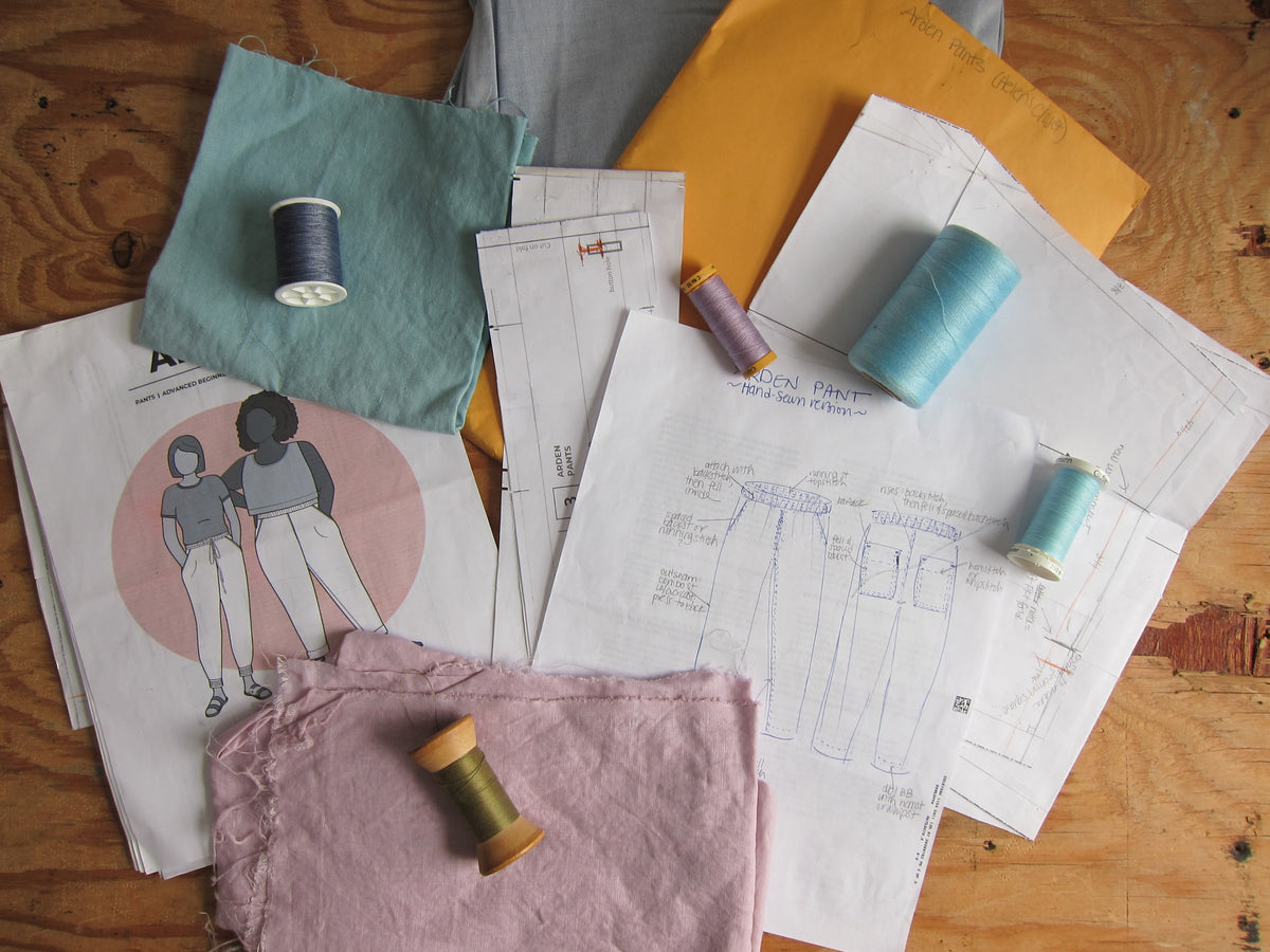 Translating Patterns for Hand Sewing