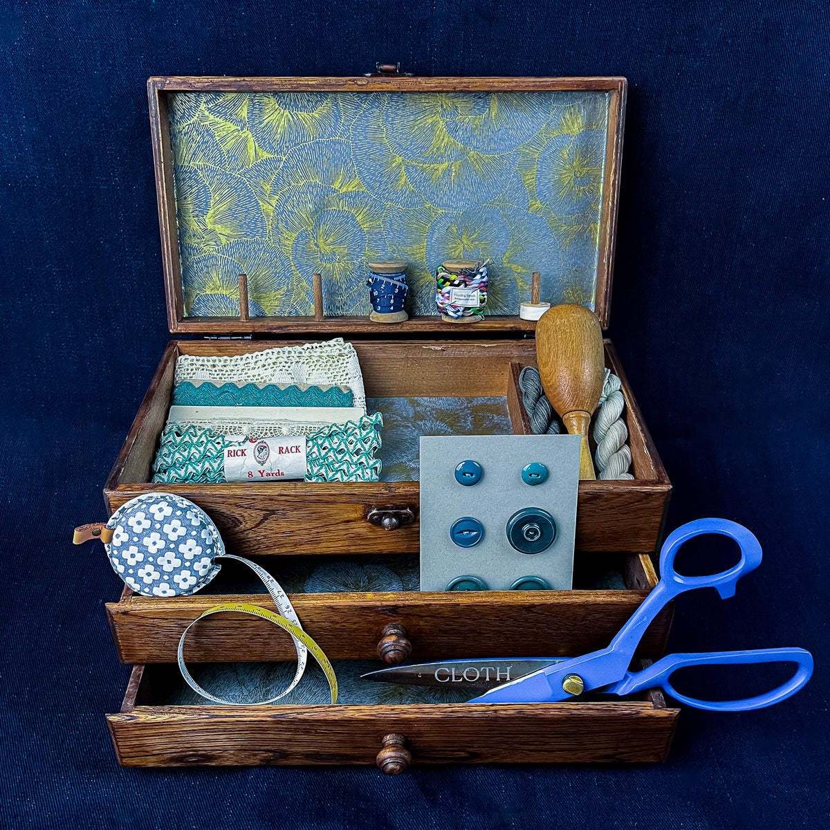 Antique Sewing Box: Clara