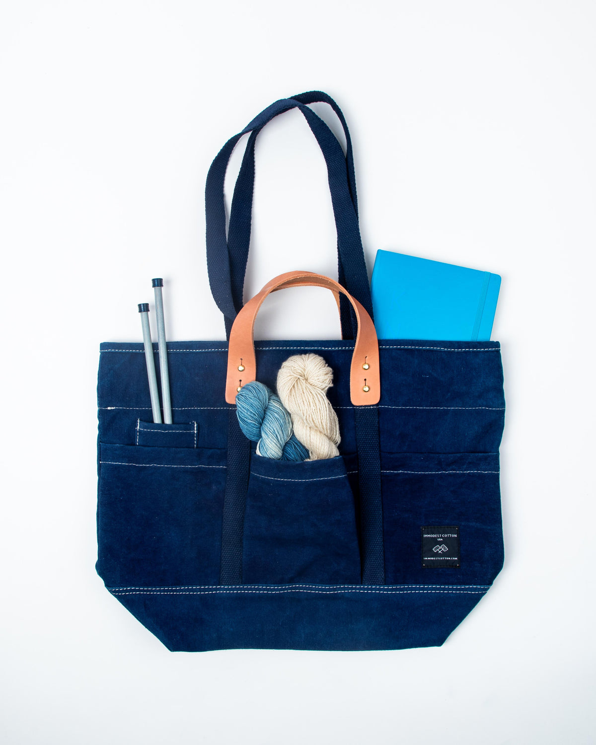 Construction Tote by Immodest Cotton