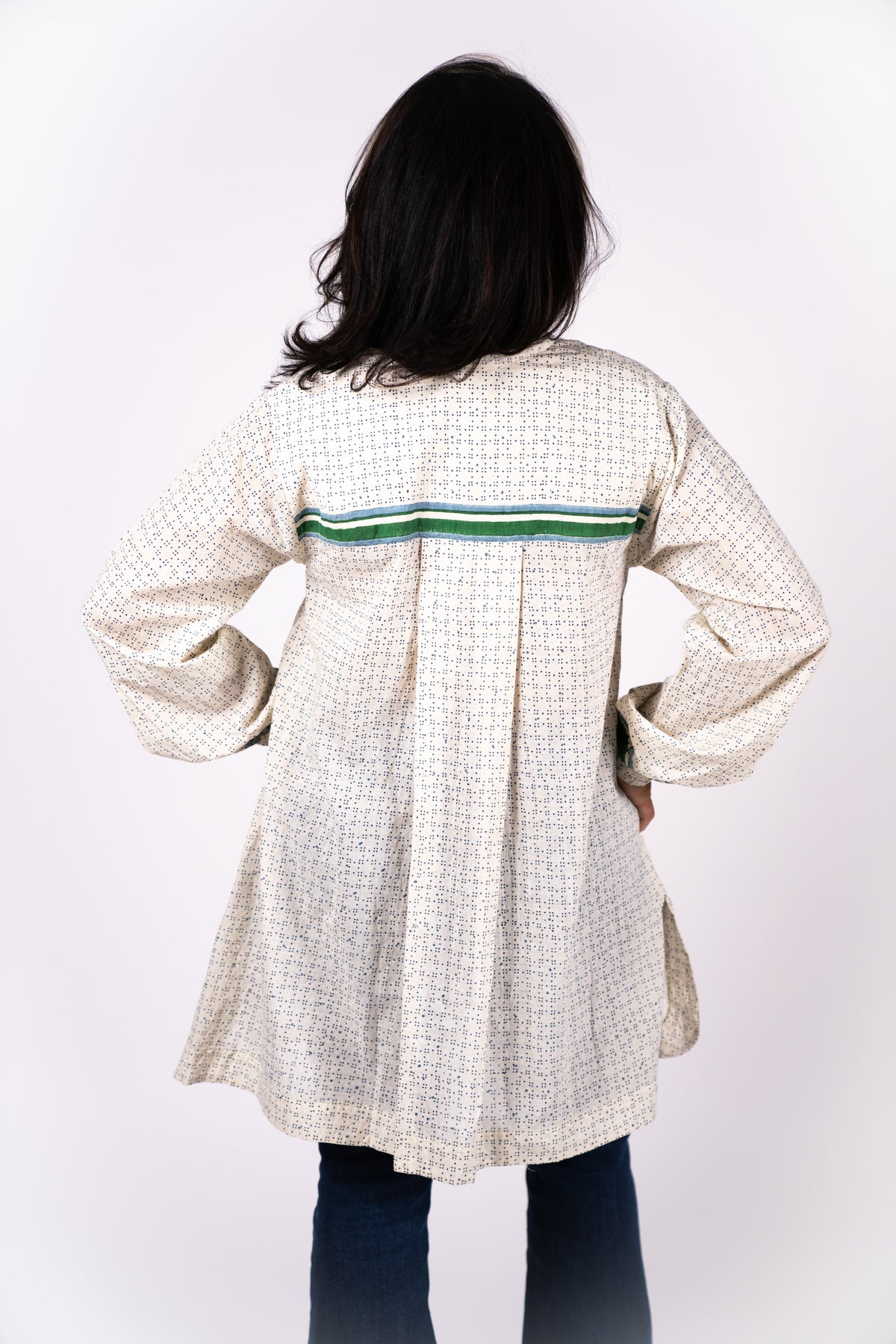 Polka Dot Cotton Tunic by Injiri