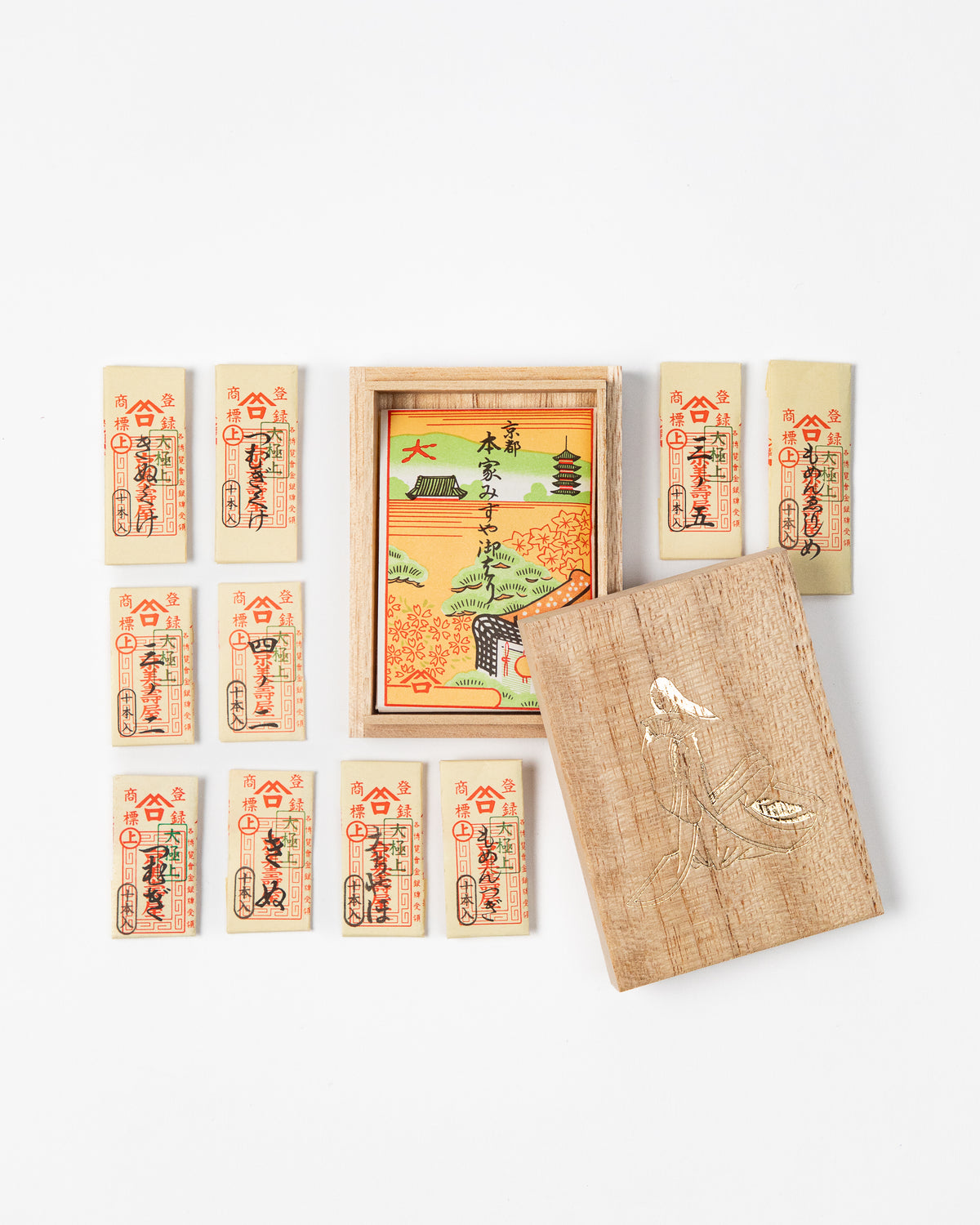 Wooden Gift Box Needle Set by Misuya