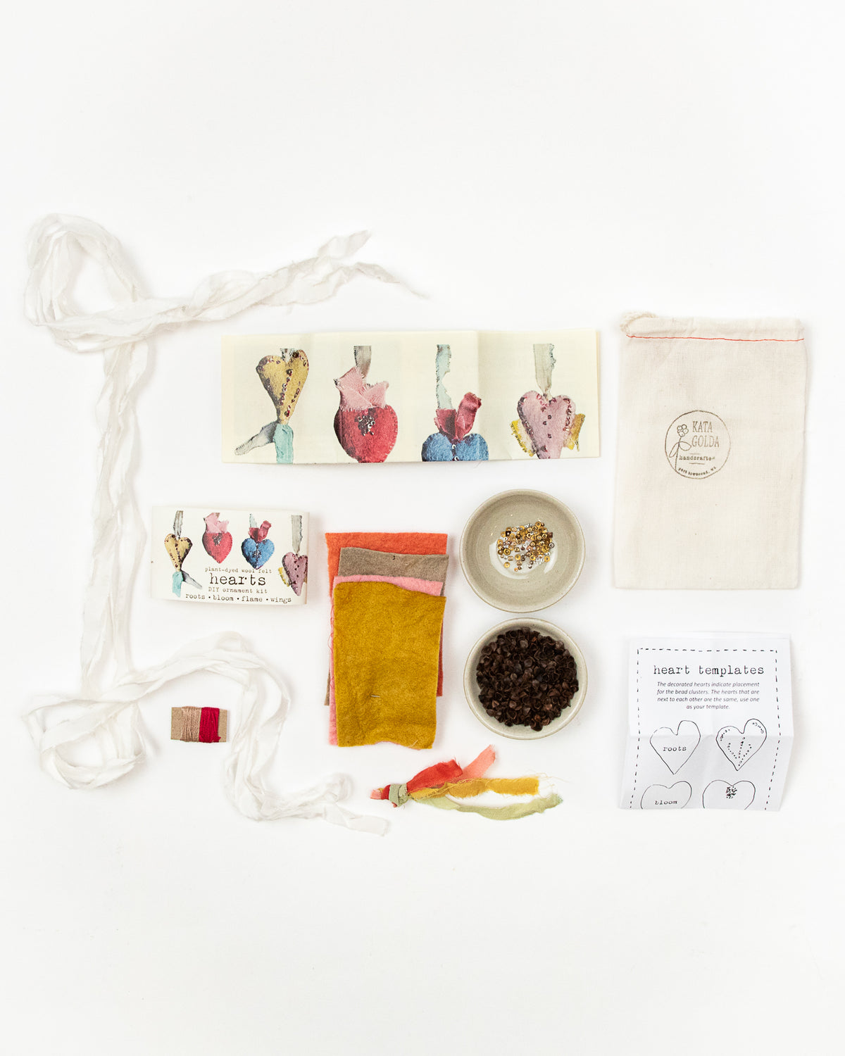 Heart Ornament Kit by Kata Golda