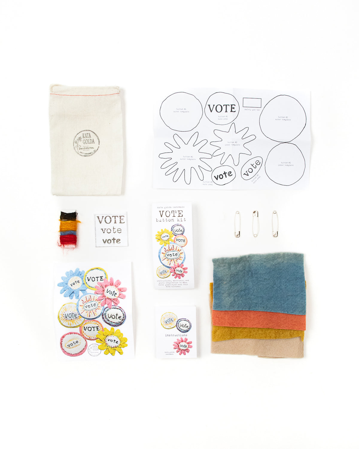 Vote Button Kit by Kata Golda