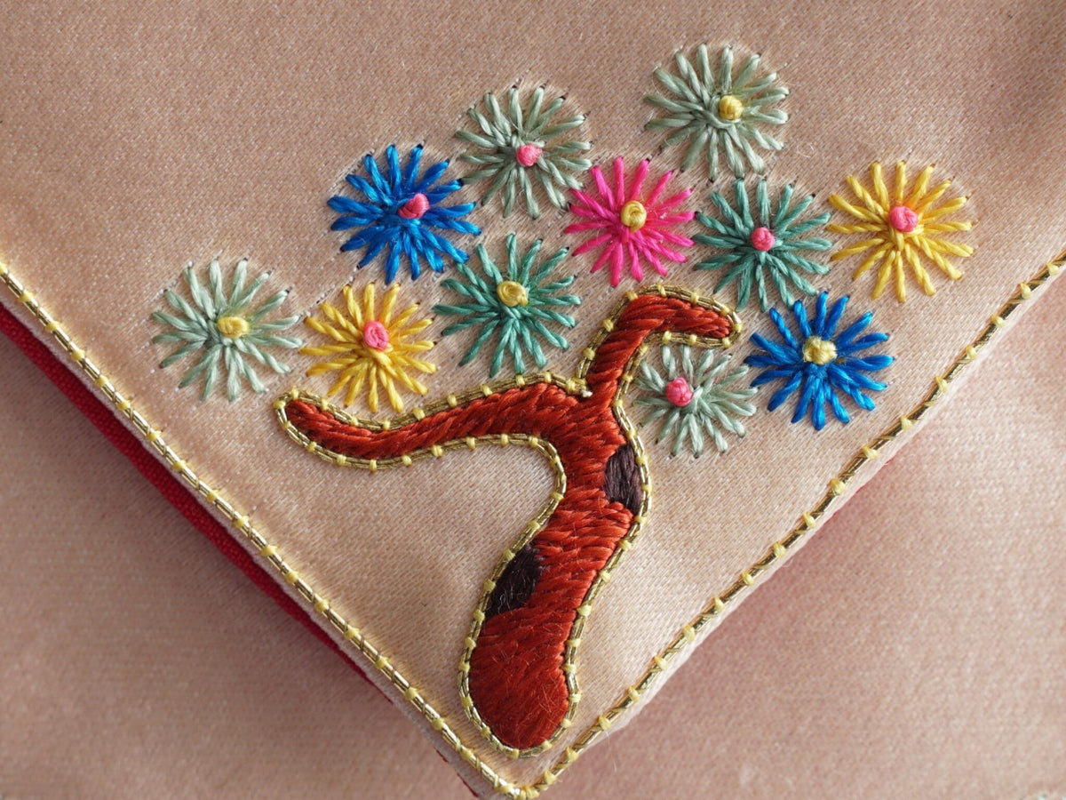 Korean Embroidery: Pine Leaf & Tortoise Shell Stitch