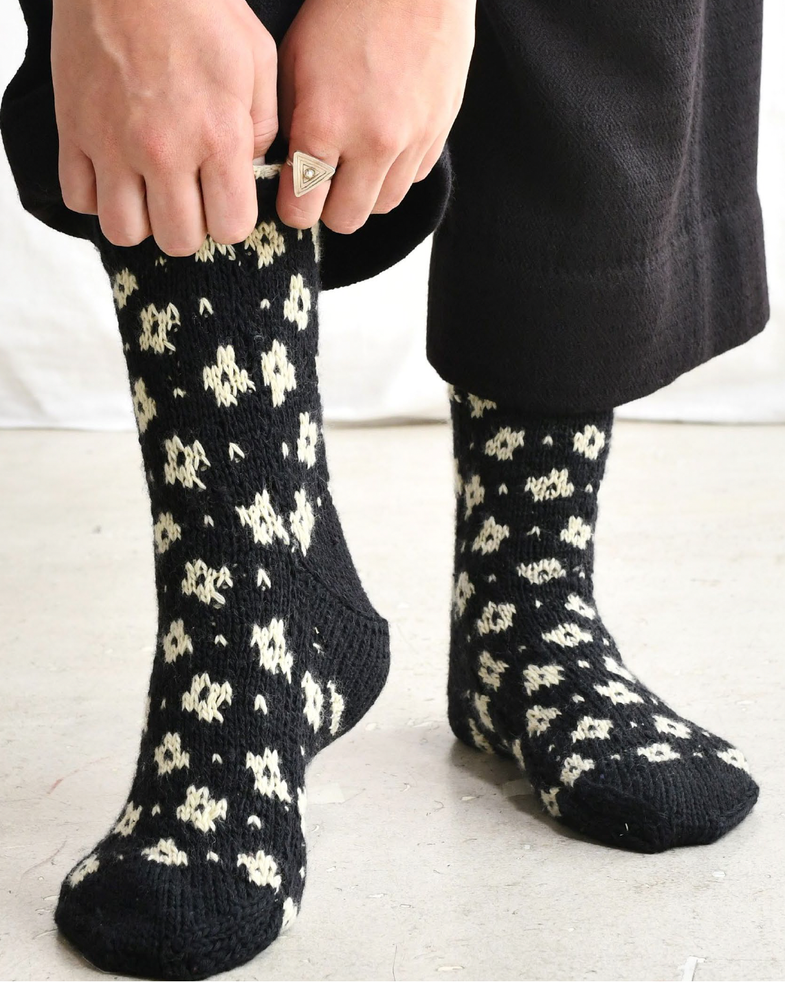 Miro Hand Knit Socks by Maku