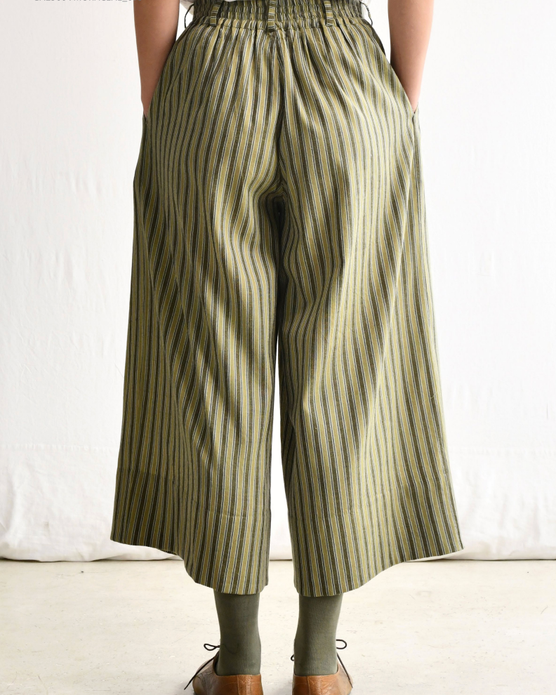 Moraceae Striped Pants by Maku