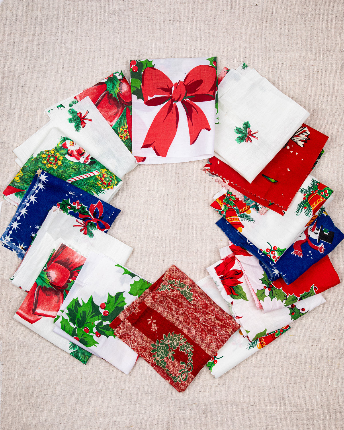 Nine Patch Quilt Holiday Ornament Kit