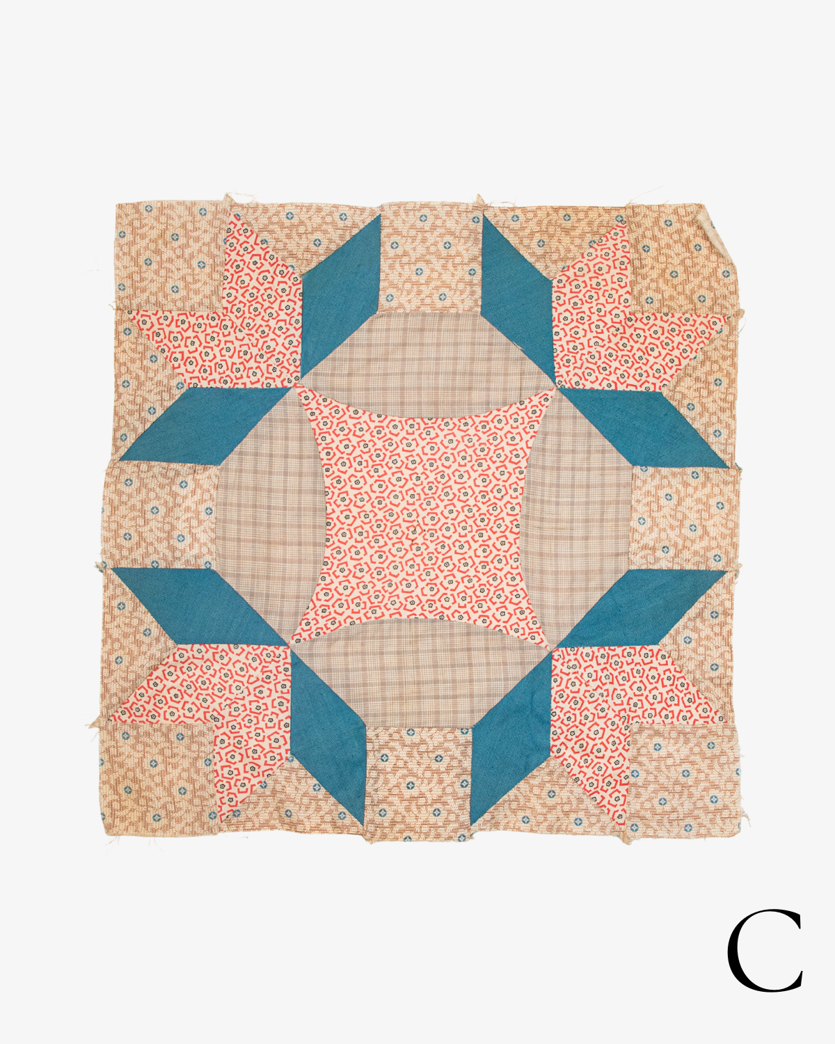 Antique Quilted Pocket Kit in French Linen