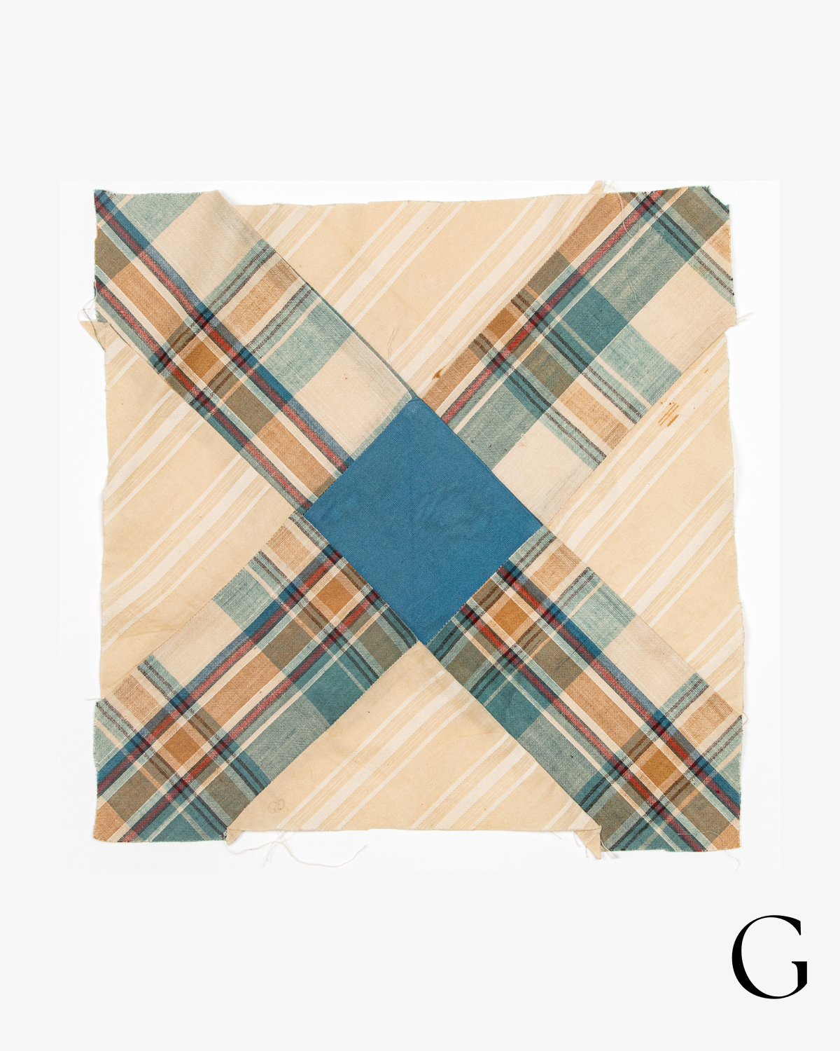 Antique Quilted Pocket Kit in French Linen