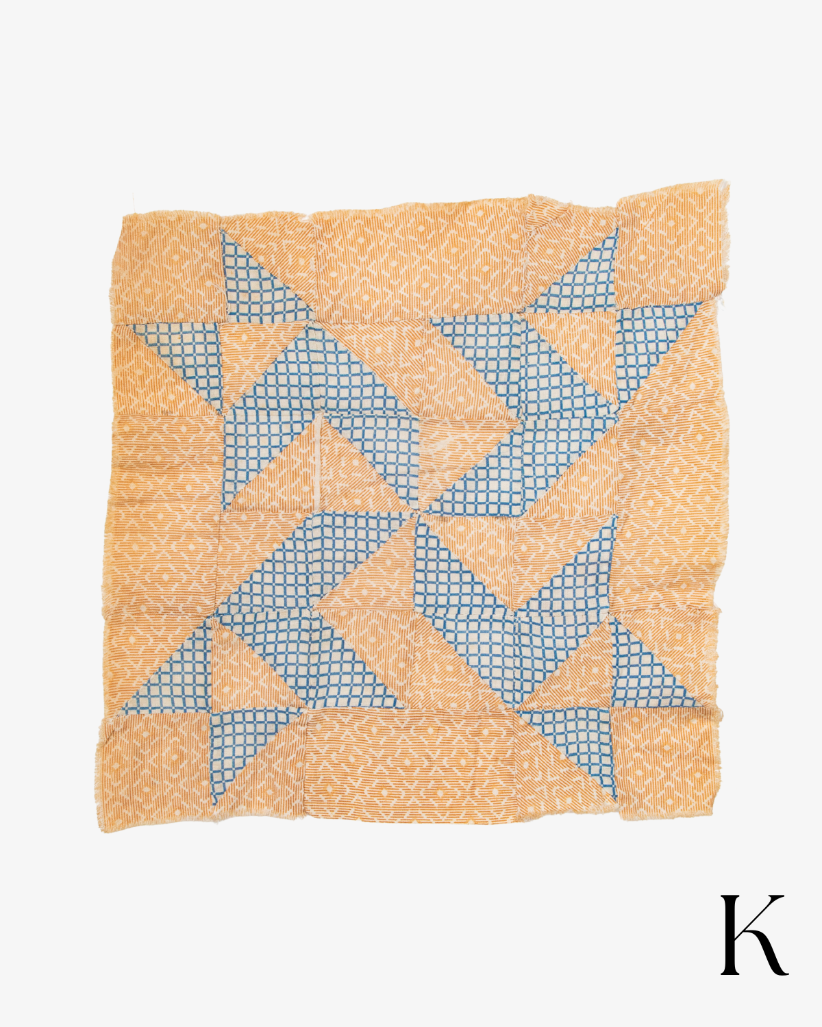 Antique Quilted Pocket Kit in French Linen