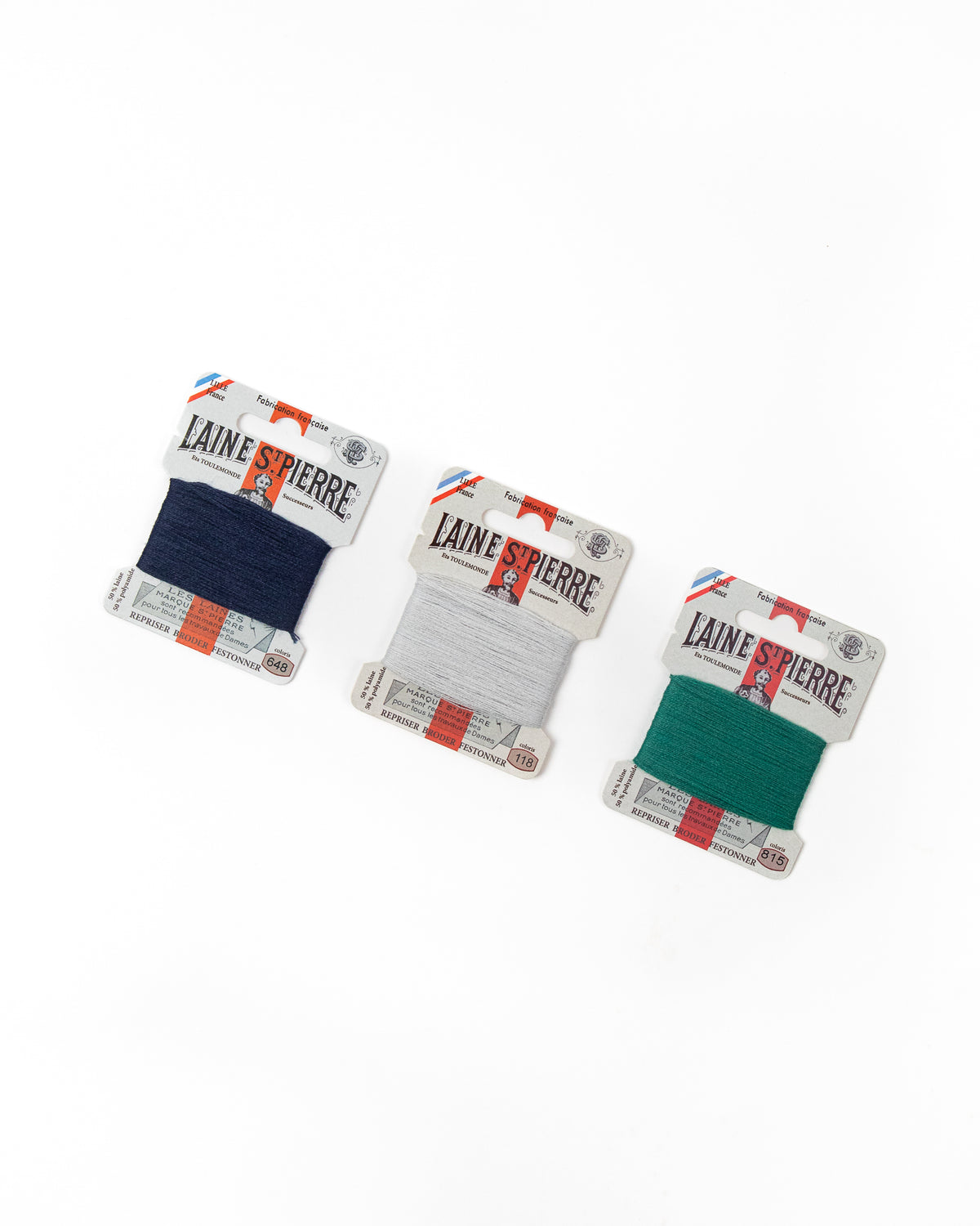 Peacock Thread Trio by Laine St. Pierre