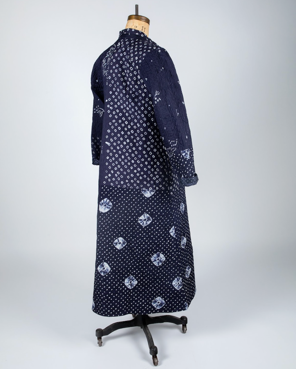 Injiri Shibori Quilted Overcoat