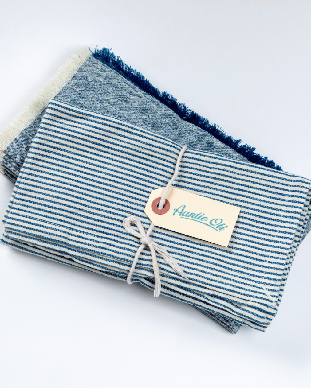 Auntie Oti Indigo napkin sets