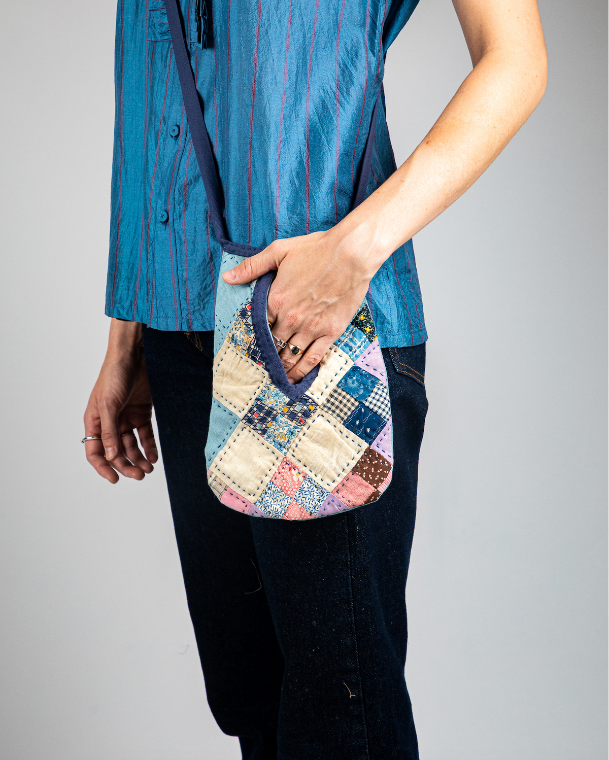 Antique Quilted Pocket Kit in Glacier