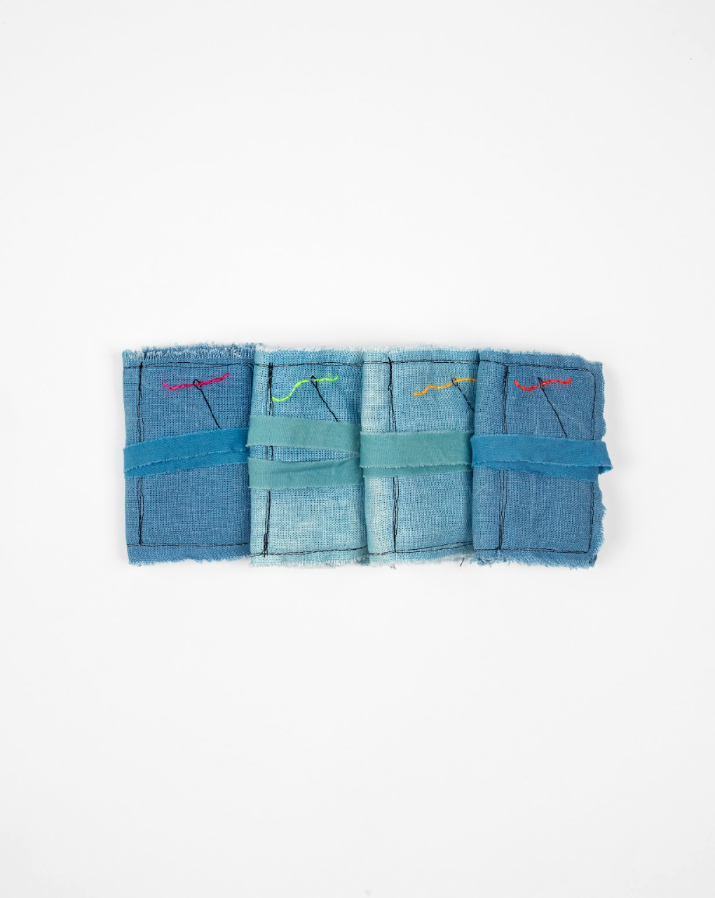 Indigo sewing kit by Kata Golda