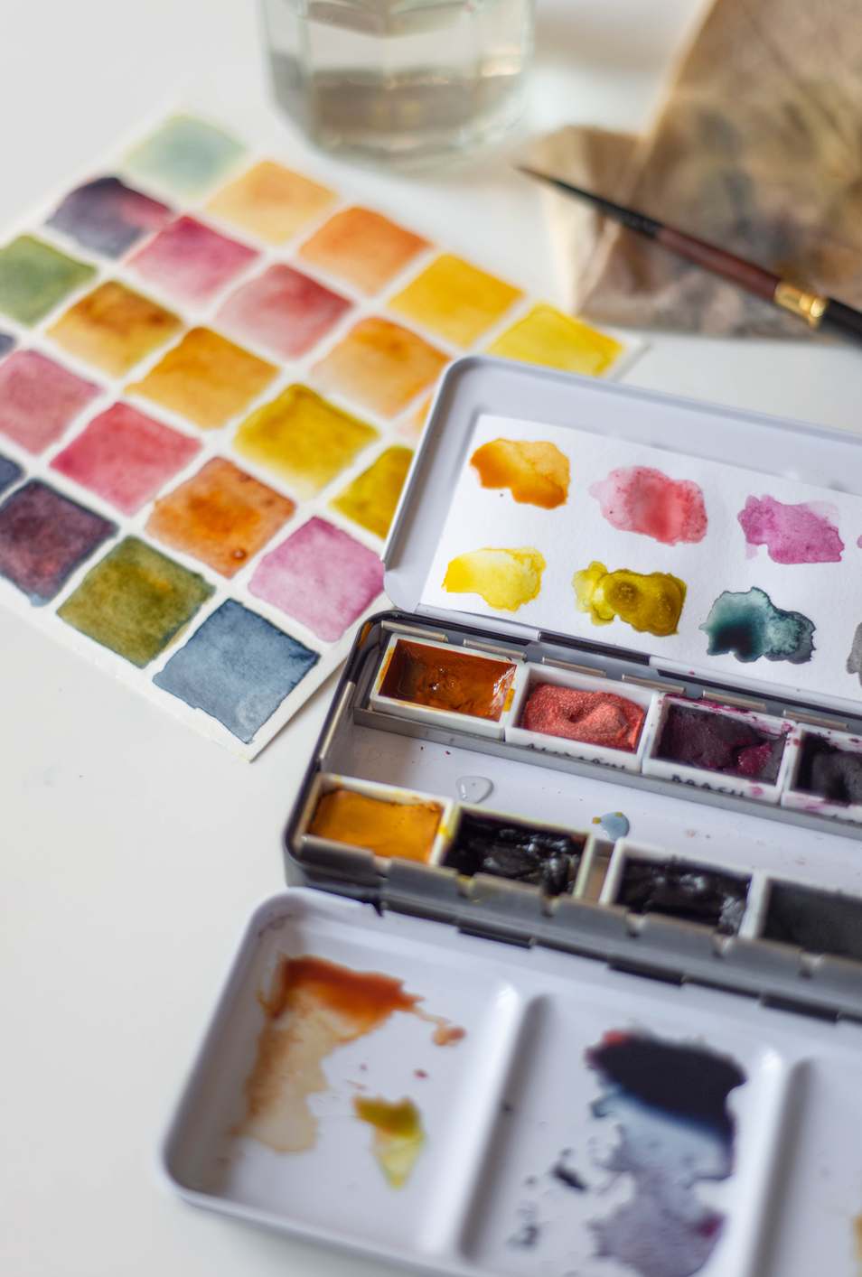 Handmade Watercolors from Plant Pigments