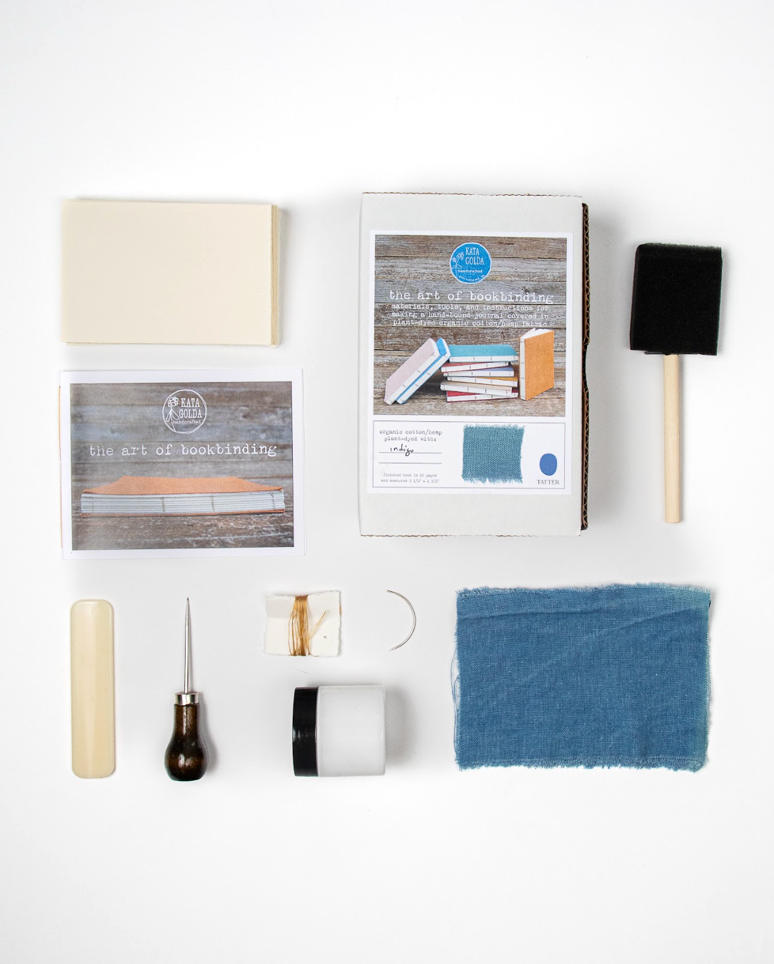 Bookbinding kit by Kata Golda Handmade