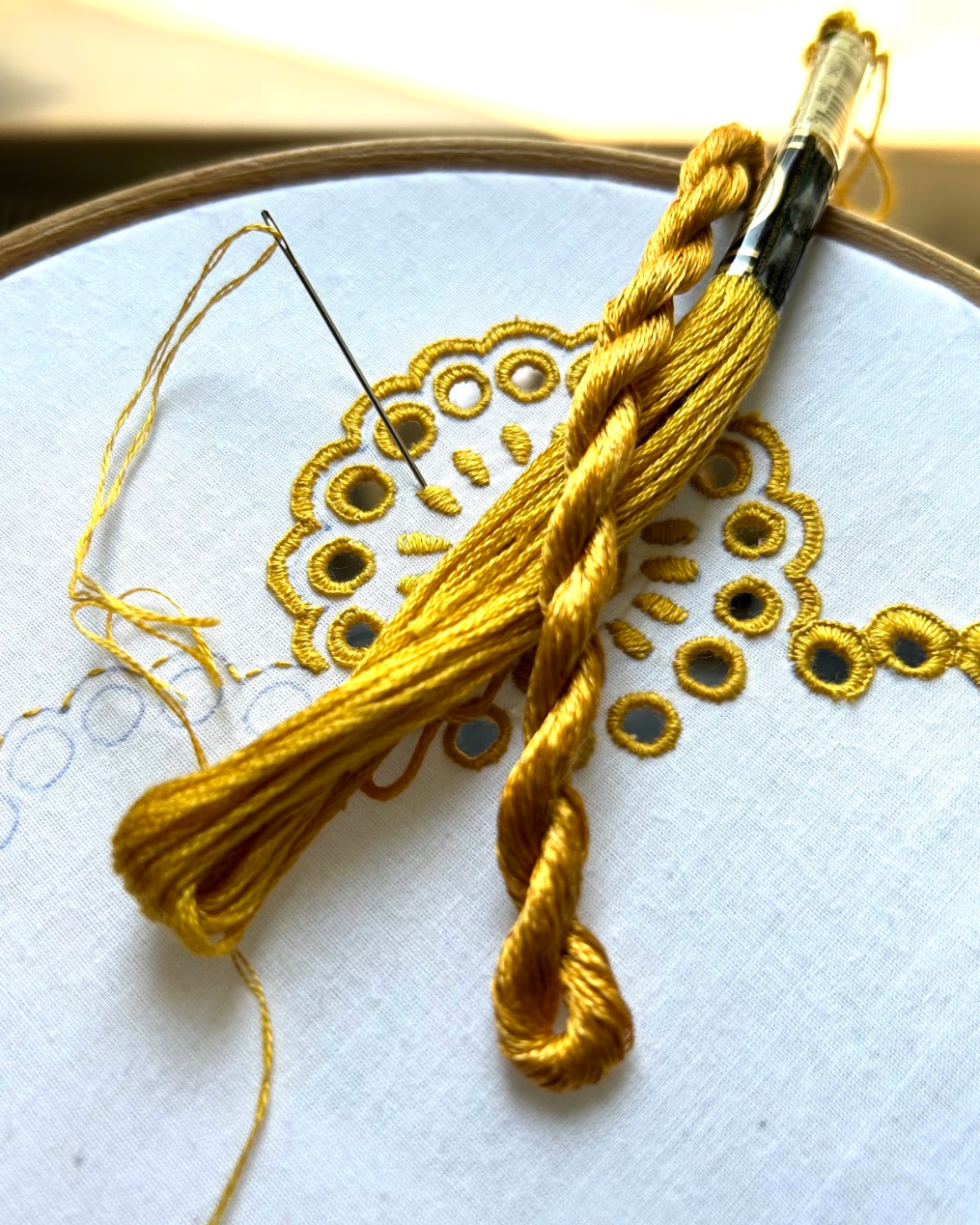 Czech & Slovak Eyelet Embroidery