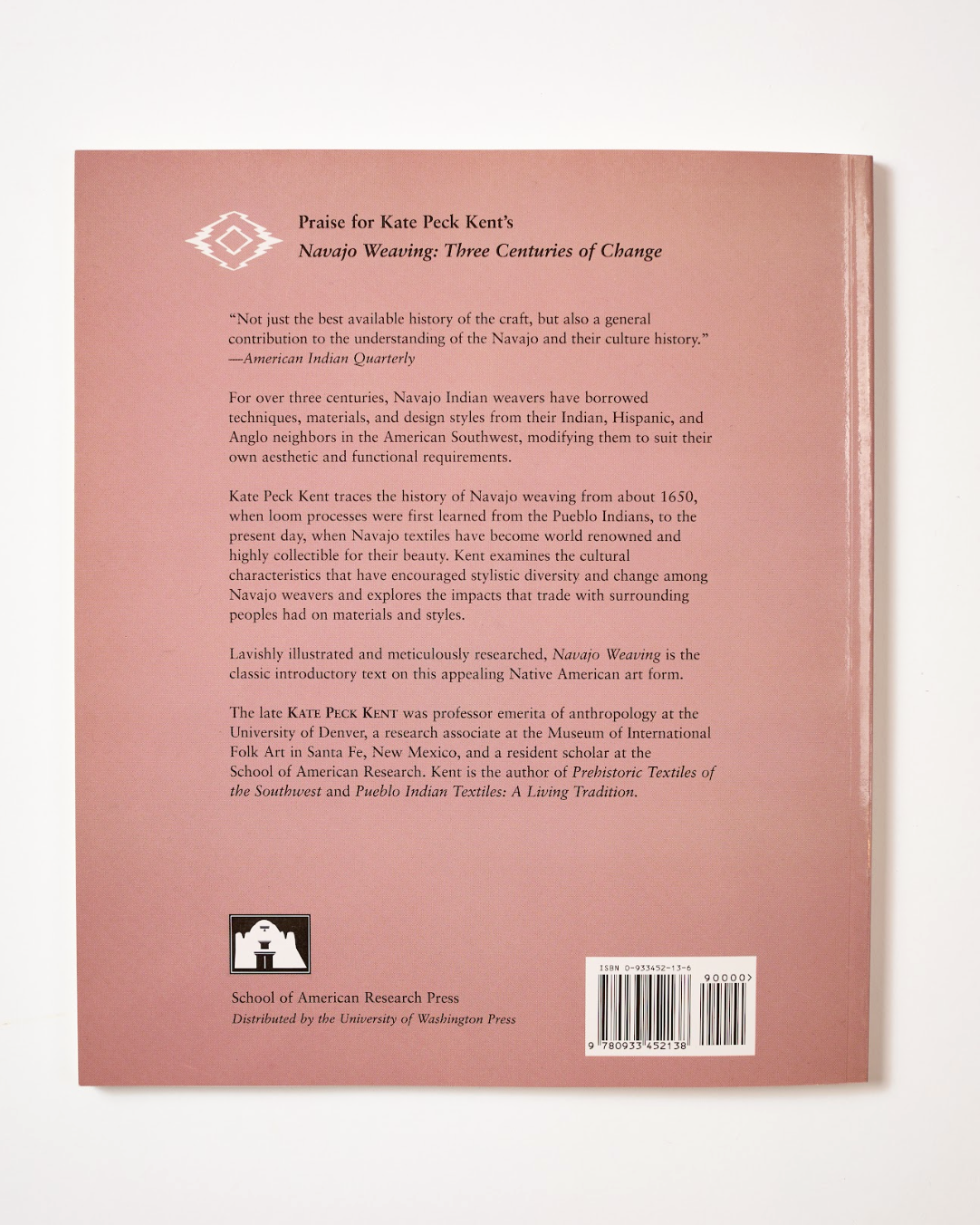 Navajo Weaving: Three Centuries of Change by Kate P. Kent (preloved)
