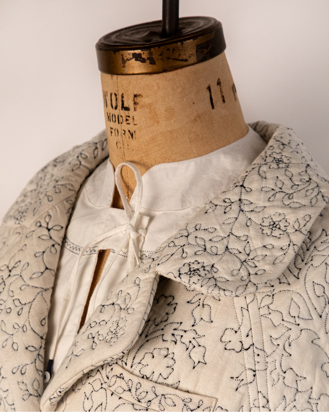 Dainthus Stitched Floral Jacket by Maku