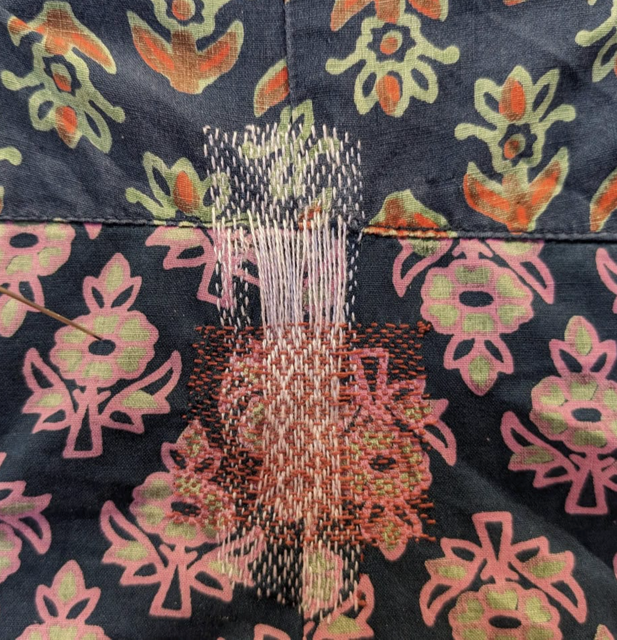 Mending with Weaving Patterns