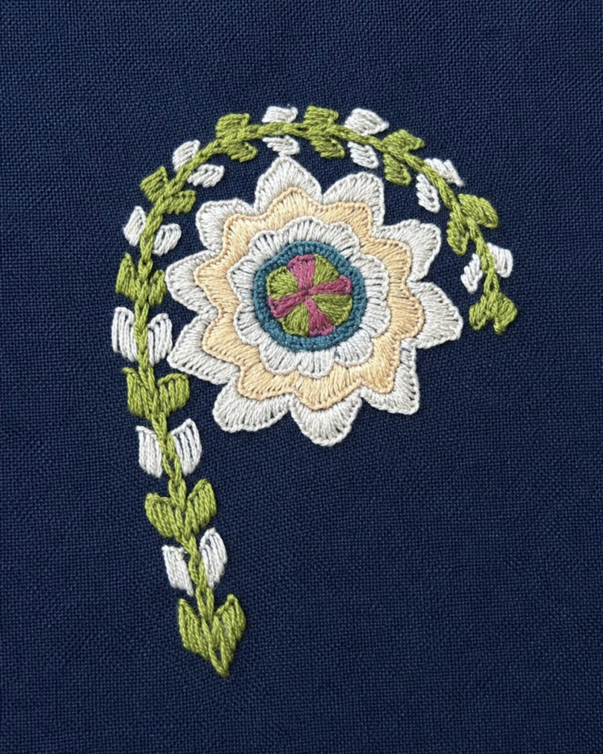 Dutch Rose Embroidery
